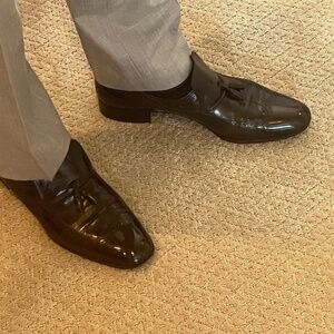 Ferragamo Vintage tassel loafers size 10B